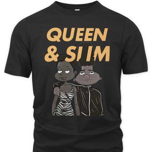 Gildan "Queen And Slim" Unisex T-Shirt / Black M-2XL